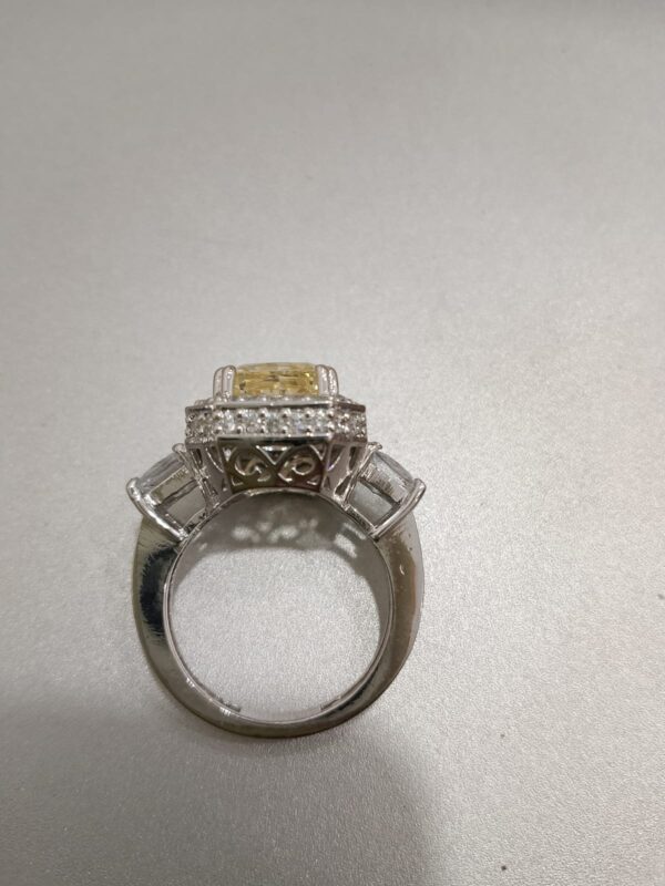 Side View Silver Plated Ring 2