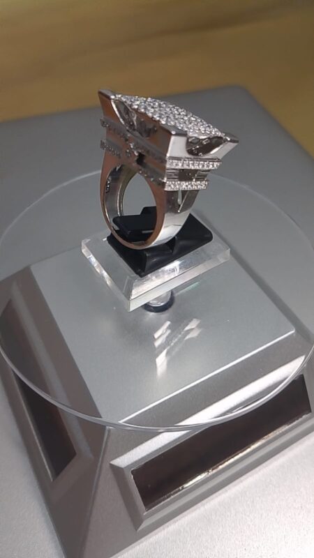 fully covered in CZ stones Micro Pave