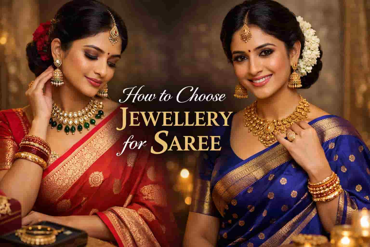 How to Choose Jewellery for Saree