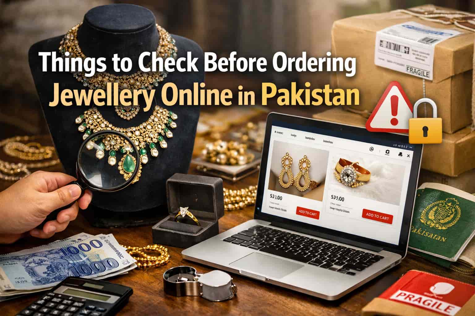 Things to Check Before Ordering Jewellery Online in Pakistan