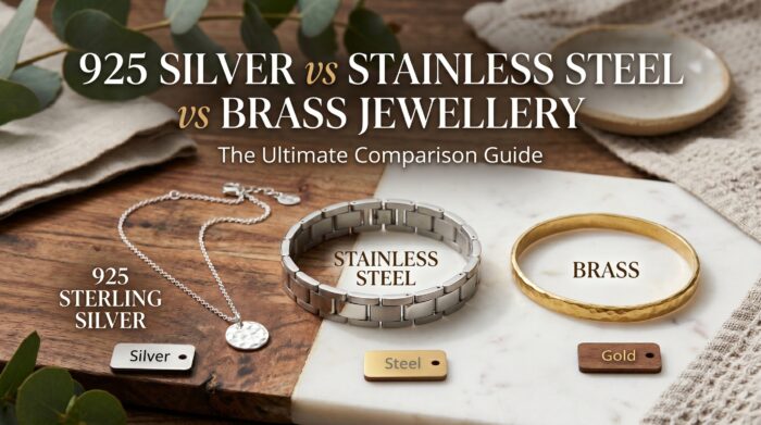 925 Silver Vs Stainless Steel Vs Brass Jewellery | 2026