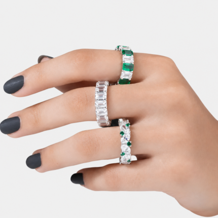 Zuha Jewellery 925 Sterling Silver rings PKR 35000