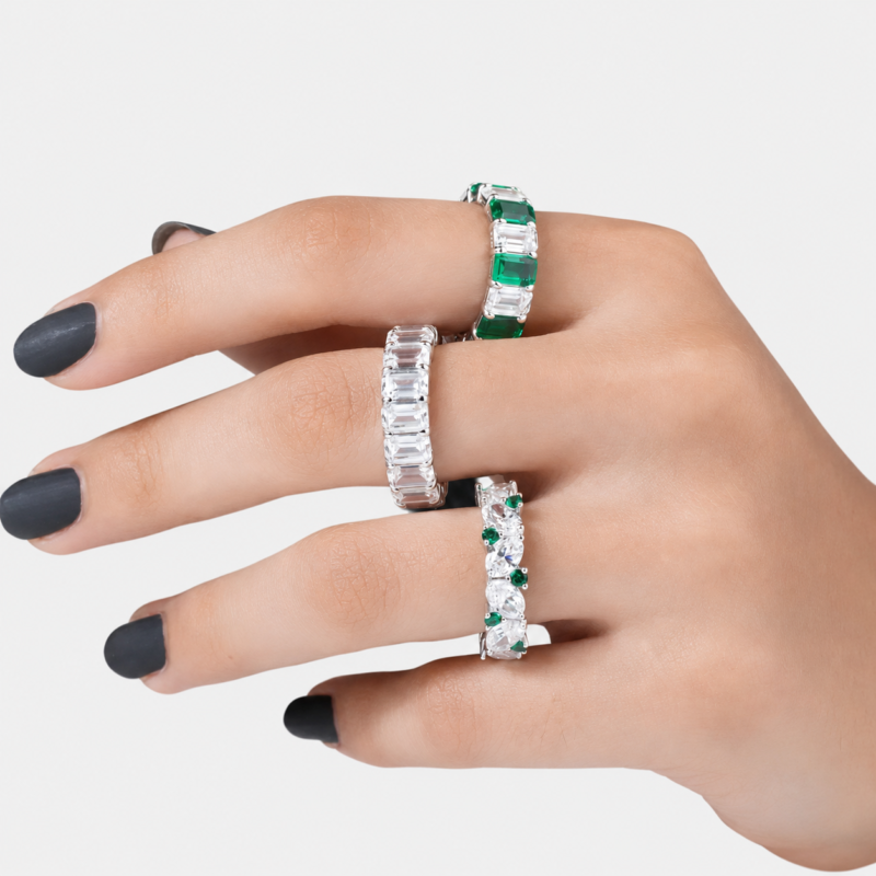 Zuha Jewellery 925 Sterling Silver rings PKR 35000