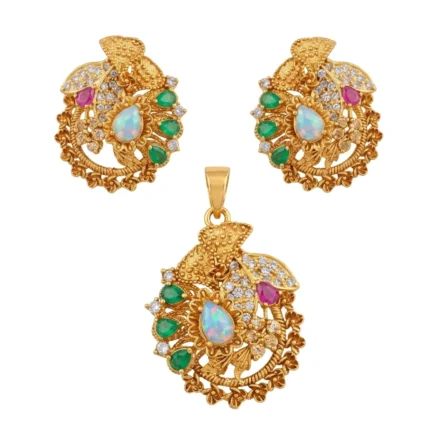 gold plated opal locket set 925 sterling silver