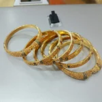 Traditional Gold Plated Bangles Set on 925 Sterling Silver - Bangles category - View 3