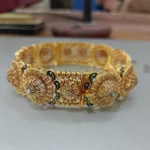Gold plated 925 silver bangle single design Ladies Bangles Zuha Jewellery - View 2