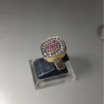 ruby cluster ring 925 sterling silver vintage halo daisy SKU ZJ-RNG-18027