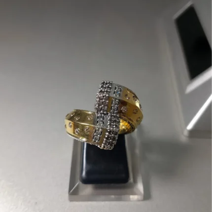 Mellano gold plated ring 925 Sterling Silver