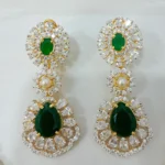 Zamurd green bridal set in 925 Sterling Silver - View 2