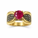 Pave – Gold and Red High Quality Zircon – additional image 2
